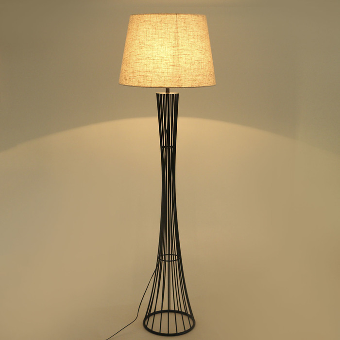 Торшер напольный "Аурелий" Е27 60W чёрный 171х50х50 см