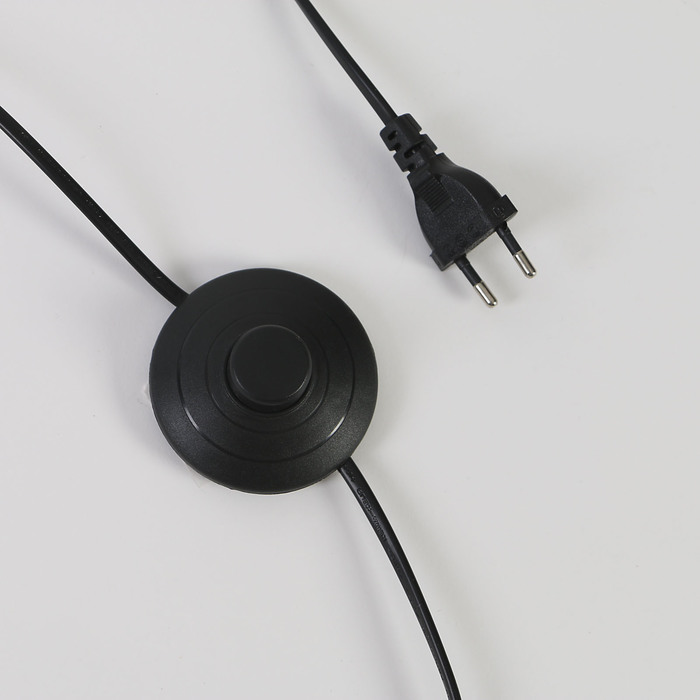 Торшер напольный "Аурелий" Е27 60W чёрный 171х50х50 см