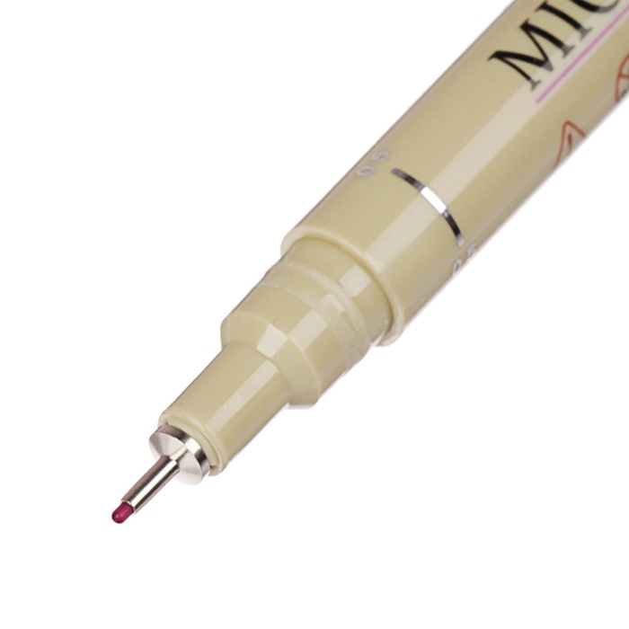 Набор ручек капиллярных линеров цветных 4цв MS-807С