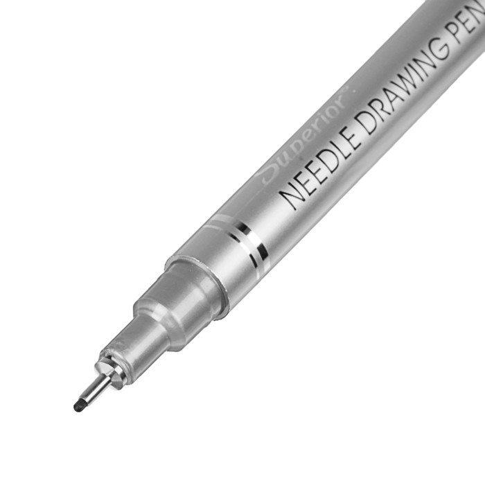 Набор ручек капиллярных линеров черных 4шт MS-807A