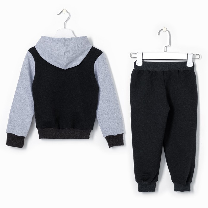 Спортивный костюм для мальчика Range Rover, т-серый, рост 104 (30)