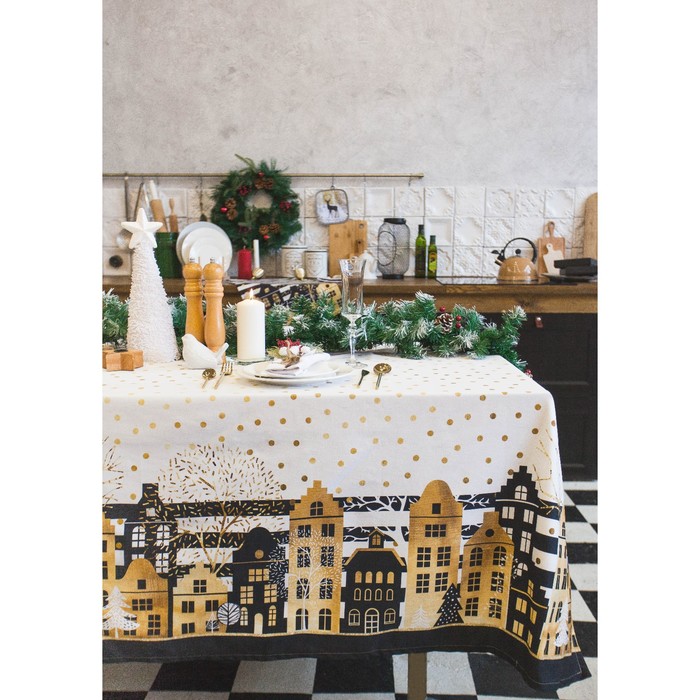 Фартук "Этель" Золотой город 65х60 см см, 100% хл, саржа 190 гр/м2