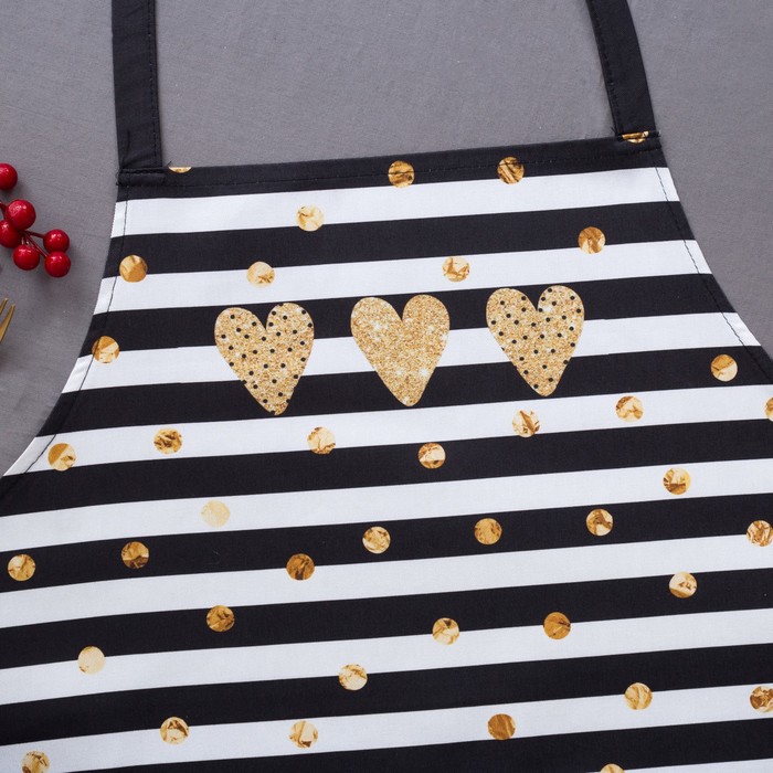 Фартук "Этель" Золотой город 65х60 см см, 100% хл, саржа 190 гр/м2