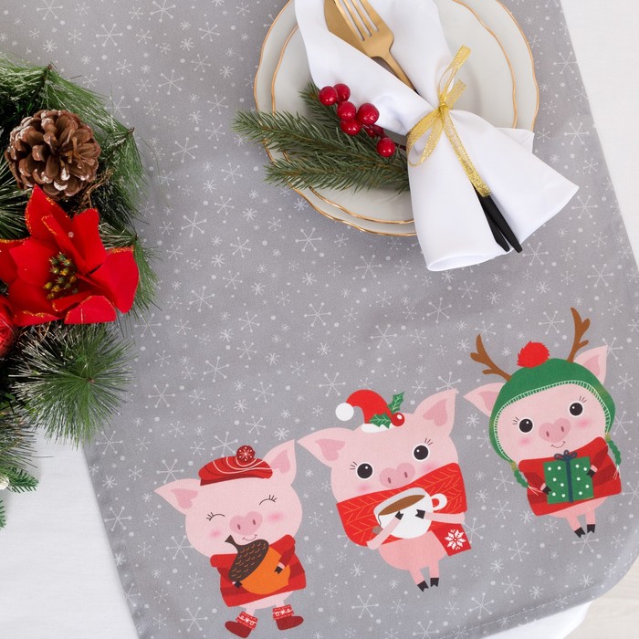 Полотенце "Этель" Сказка в Новый год 40х67 см, 100% хл, саржа 190 гр/м2