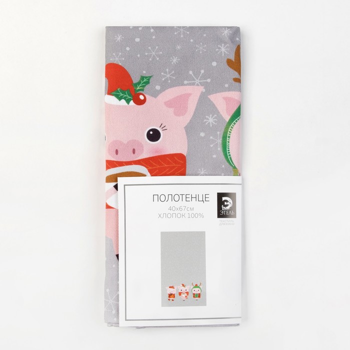 Полотенце "Этель" Сказка в Новый год 40х67 см, 100% хл, саржа 190 гр/м2