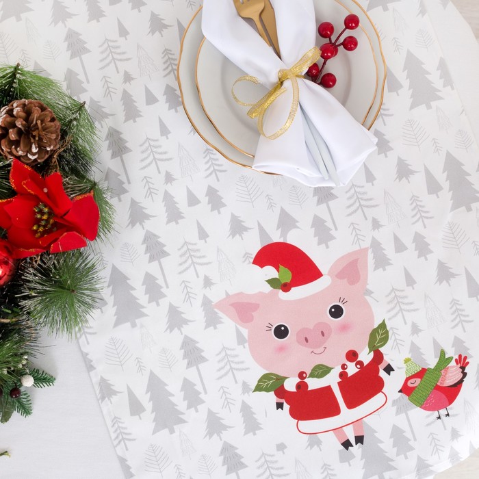 Полотенце "Этель" Поросенок 40х67 см, 100% хл, саржа 190 гр/м2