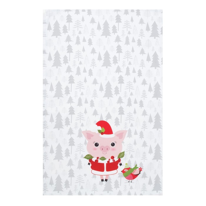 Полотенце "Этель" Поросенок 40х67 см, 100% хл, саржа 190 гр/м2