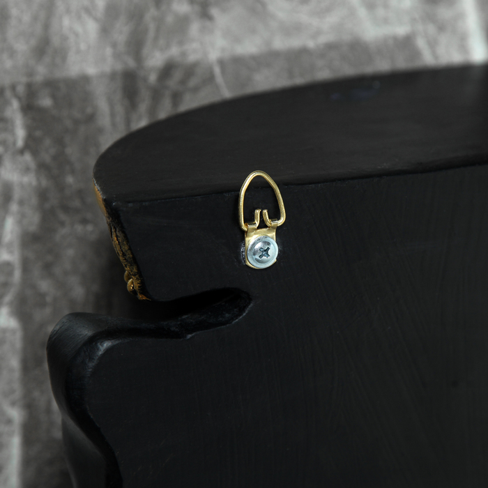 Консоль "Индийский Слон", состаренное серебро 40 х 38 см