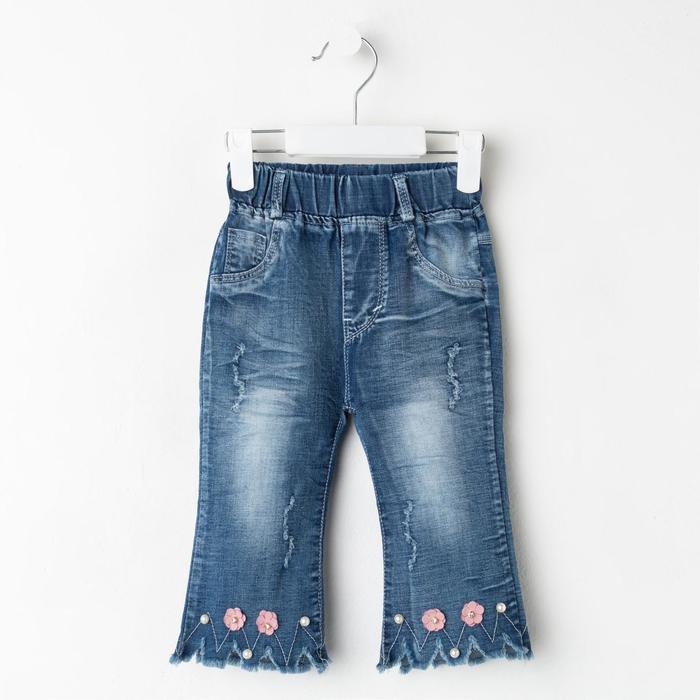 Бриджи для девочки джинсовые А.821, рост 110