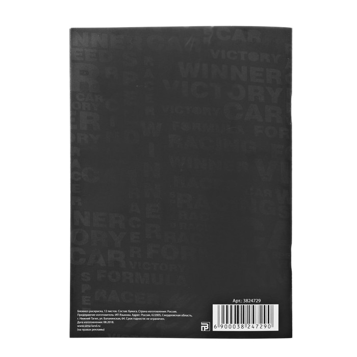 Блокнот "В погоне за мечтой", А6, 12 листов