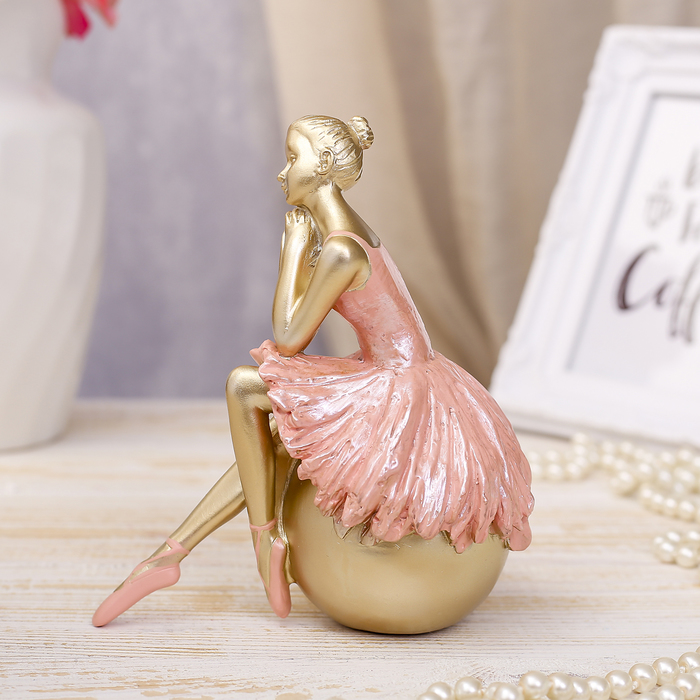 Сувенир полистоун "Балерина" 8х13 см