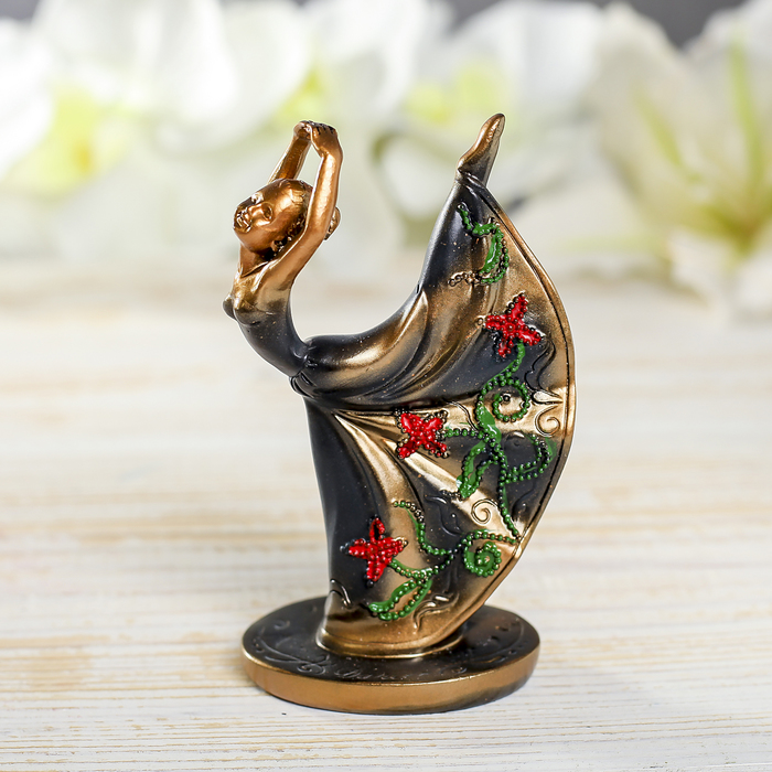 Сувенир полистоун "Танцовщица" 10х7 см