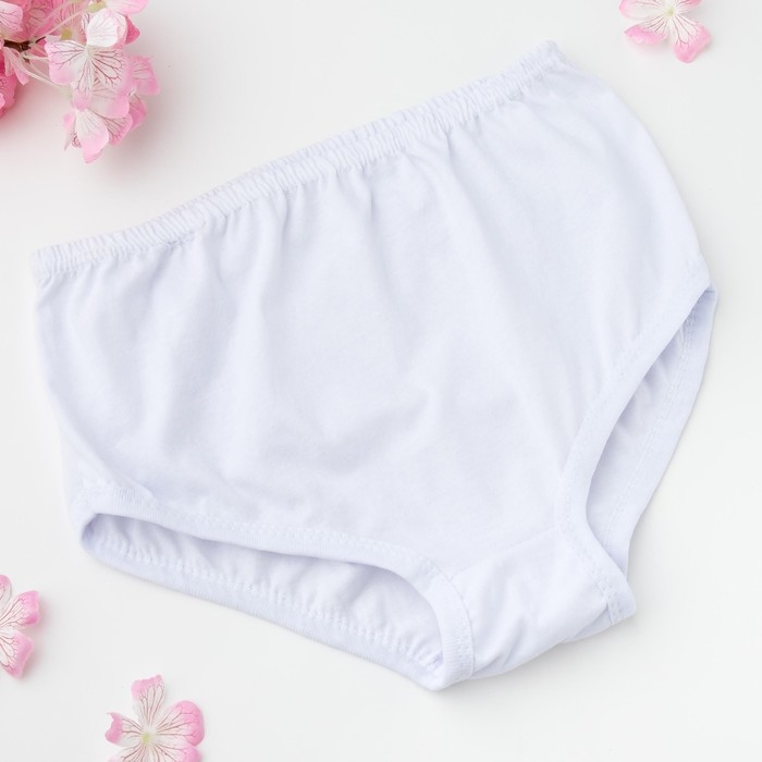 Трусы женские слипы Collorista (однотонные), размер 56-58, цвет белый