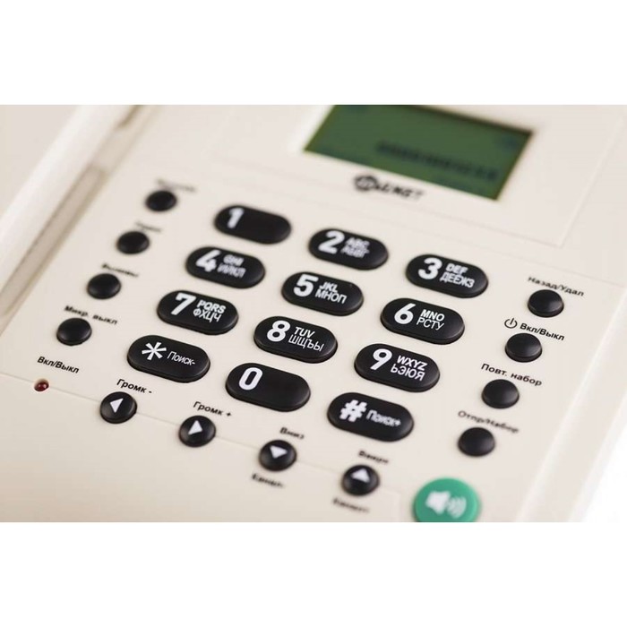 Cтационарный сотовый телефон Даджет (белый)