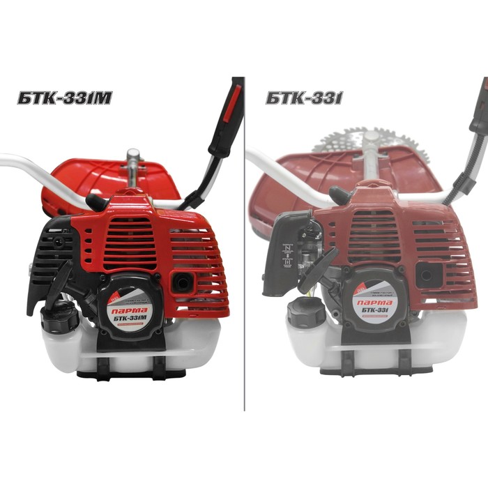 Триммер бензиновый "Парма" БТК-331М, E-start, разъемная штанга, 2Т, 1.1 кВт, 2 л.с., 0.95л