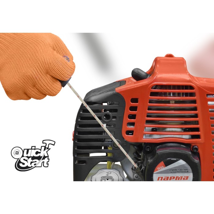 Триммер бензиновый "Парма" БТК-430М, E-start, 2Т, 1.2 кВт, 2 л.с., 0.95 л, d=2-2.4 мм