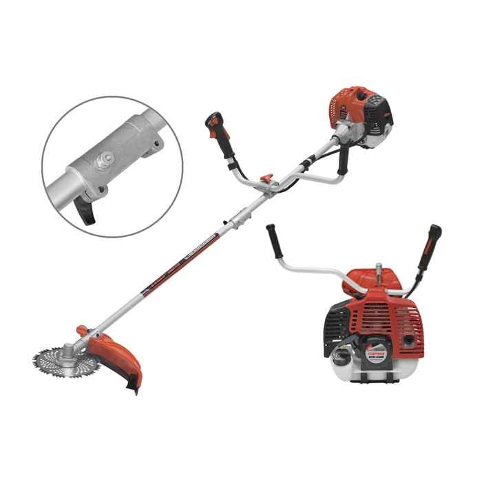 Триммер бензиновый "Парма" БТК-431М, E-start, разъемная штанга, 2Т, 1.2 кВт, 2 л.с., 0.95л