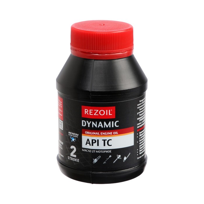 Масло Rezoil DYNAMIC 2Т, для двухтактных двигателей, минеральное, API TС, 0.1 л масло моторное 2т rezoil dynamic минеральное 1 л