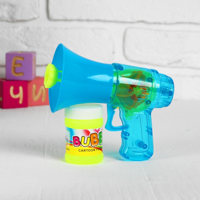 Мыльные пузыри - пистолет "Грамофон", МИКС