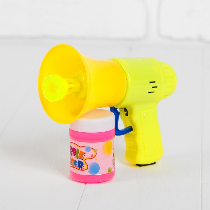 Мыльные пузыри - пистолет "Грамофон", МИКС