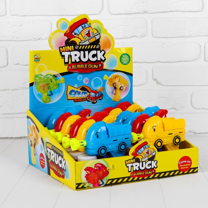 Мыльные пузыри - пистолет "Автотехника", МИКС