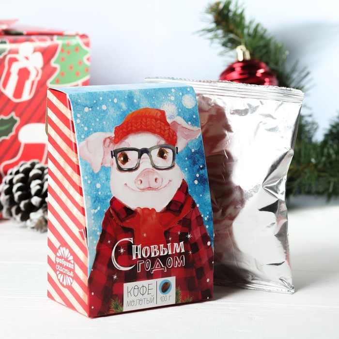 Кофе молотый "С Новым годом", 100 г СГ