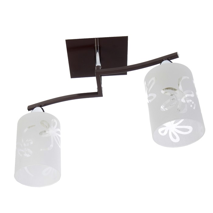 Люстра "Элегия" 2x60Вт E27 венге-хром