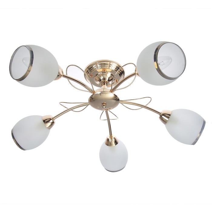 Люстра "Сильви" 5x60Вт E14 золото