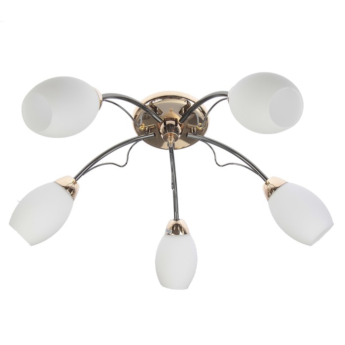 Люстра "Сандра" 5x60Вт E27 золото