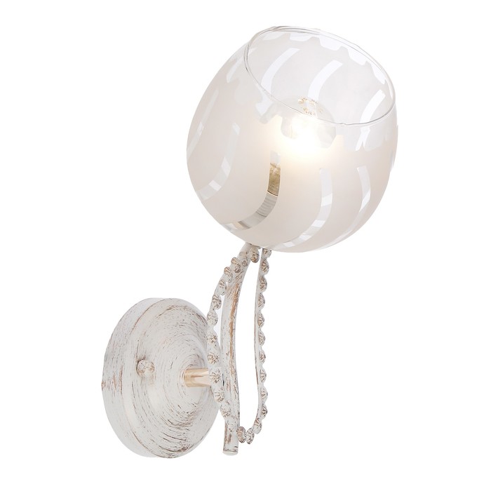 Бра "Сандра" 1x40Вт E27 золото-белый 21х13х22см.