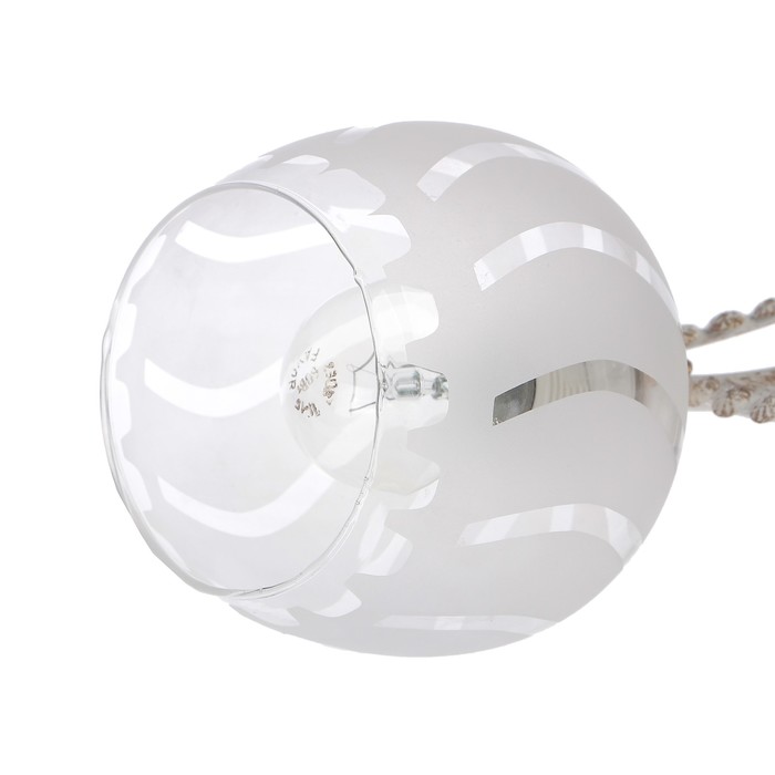 Бра "Сандра" 1x40Вт E27 золото-белый 21х13х22см.