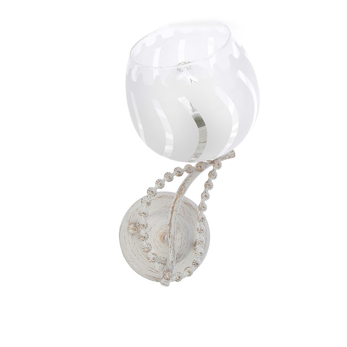 Бра "Сандра" 1x40Вт E27 золото-белый 21х13х22см.