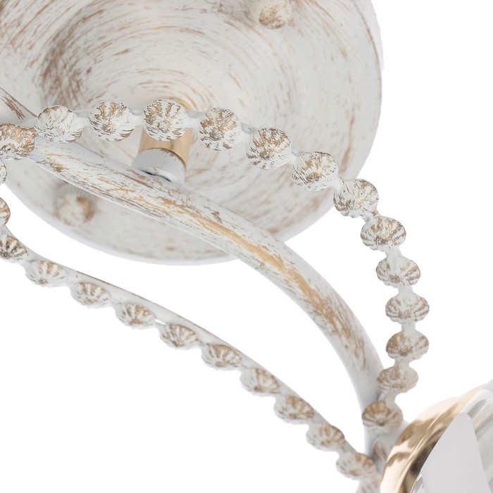 Бра "Сандра" 1x40Вт E27 золото-белый 21х13х22см.