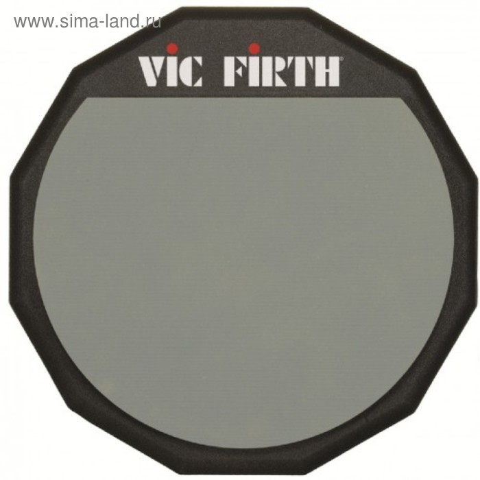 Пэд VIC FIRTH PAD12 односторонний тренировоный , 30 см, мягкая резина (5 мм).
