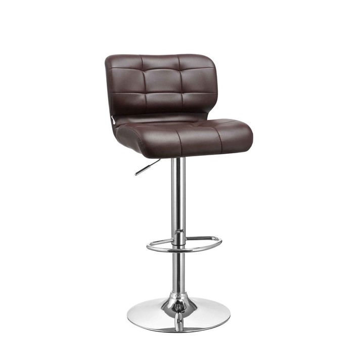 Стул барный, 450х530х870-1070, Коричневый