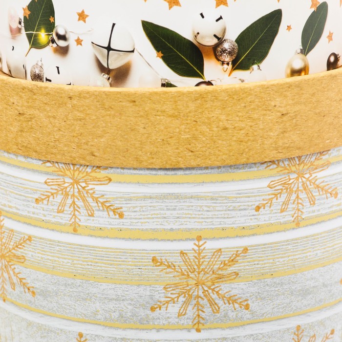 Набор коробок подарочных 5 в 1 «Позолота», 13х14; 14х16; 15х18; 17,5х20; 19,5х22 см