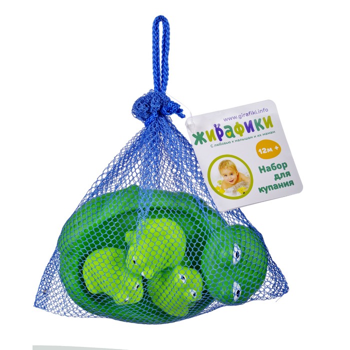 Набор для купания «Мама лягушка и лягушата»