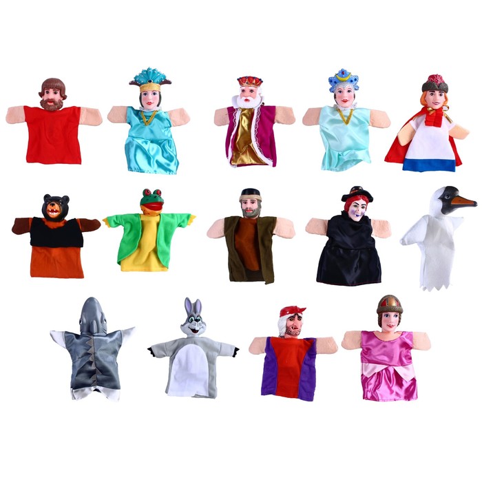 Кукольный театр «Царевна-лягушка», 14 кукол