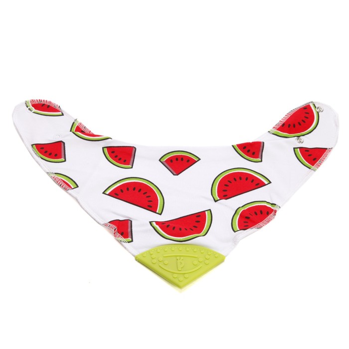 Нагрудник с прорезывателем «Арбузики»