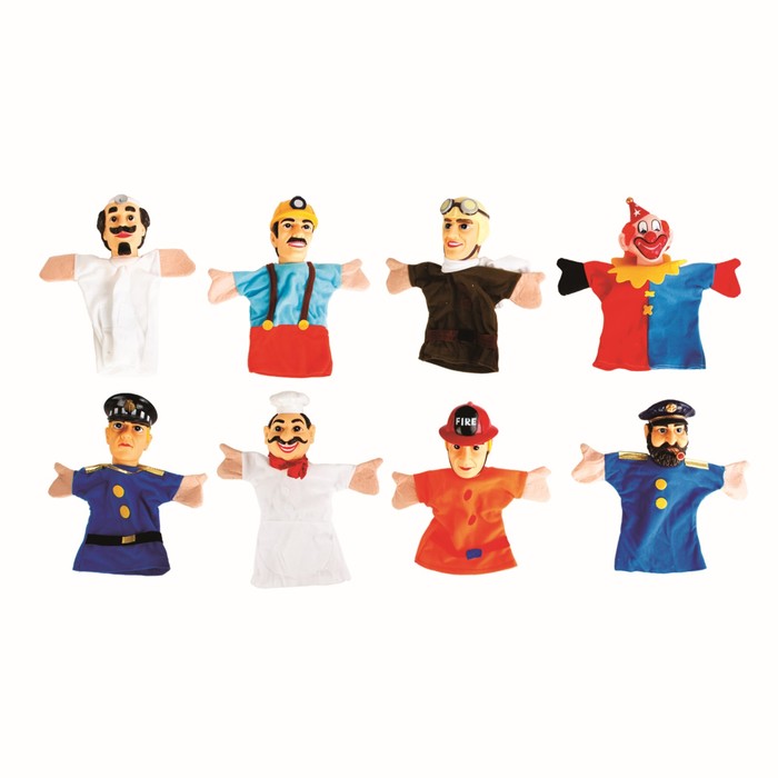 Кукольный театр «Профессии», 8 кукол
