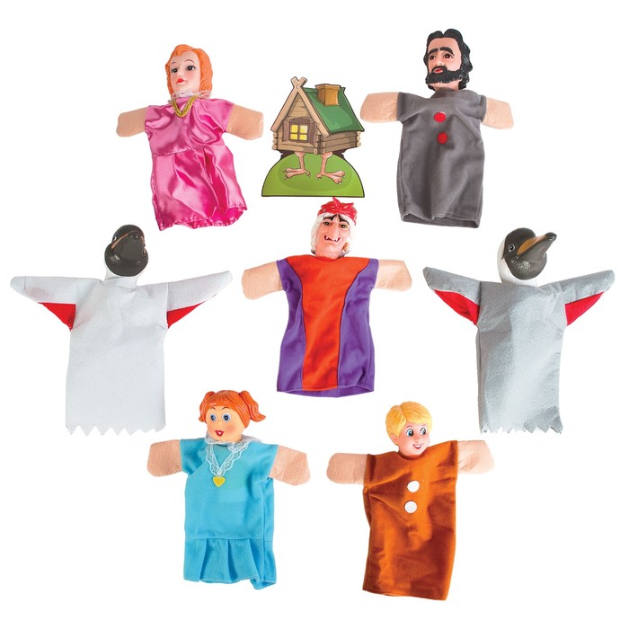 Кукольный театр «Гуси-лебеди», 7 кукол