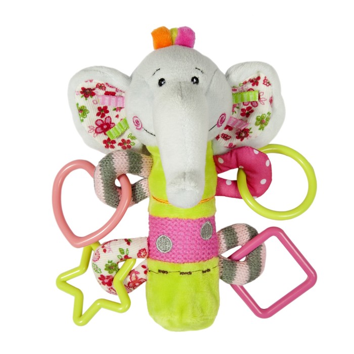 Пищалка с погремушками «Слонёнок Тим»