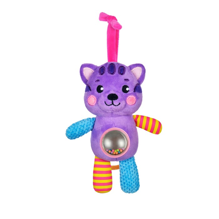 Музыкальная подвеска-погремушка с зеркальцем «Котенок»