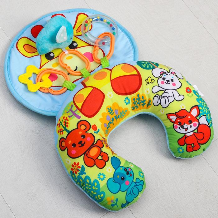 Игровой центр-подушка «Жирафик и друзья»