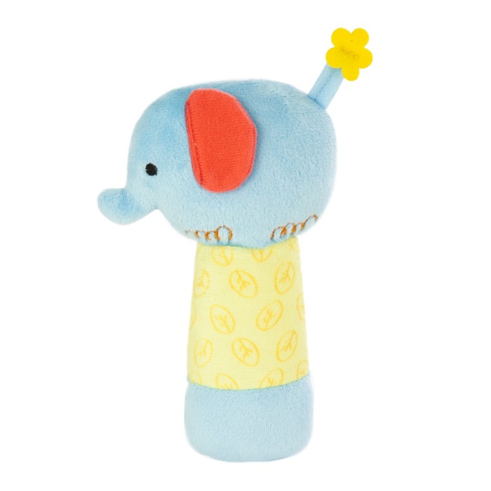 Подарочный набор «Добрый слоник» полотенце, погремушка и подушка