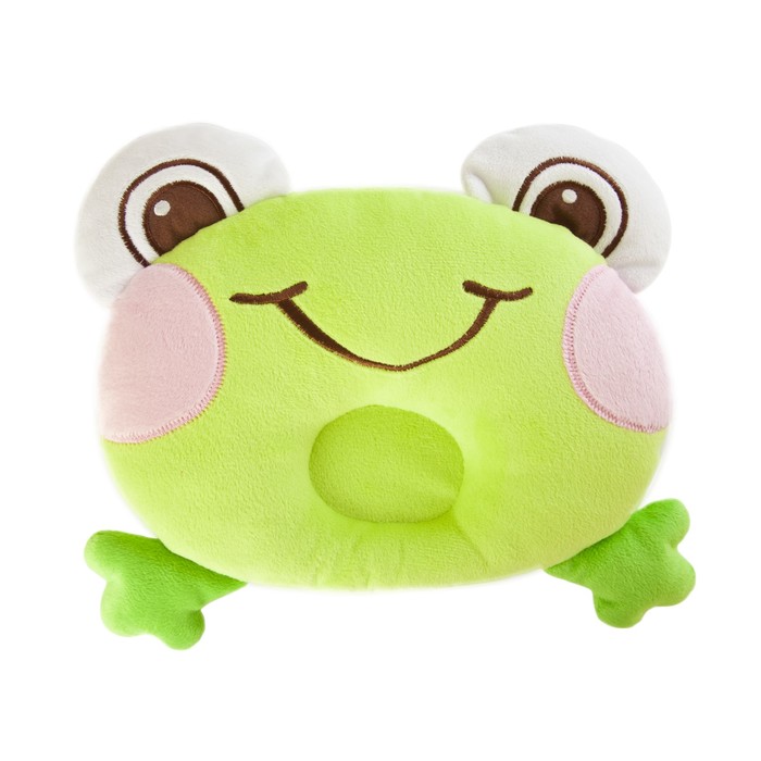 Подарочный набор «Забавный лягушонок» полотенце, погремушка и подушка