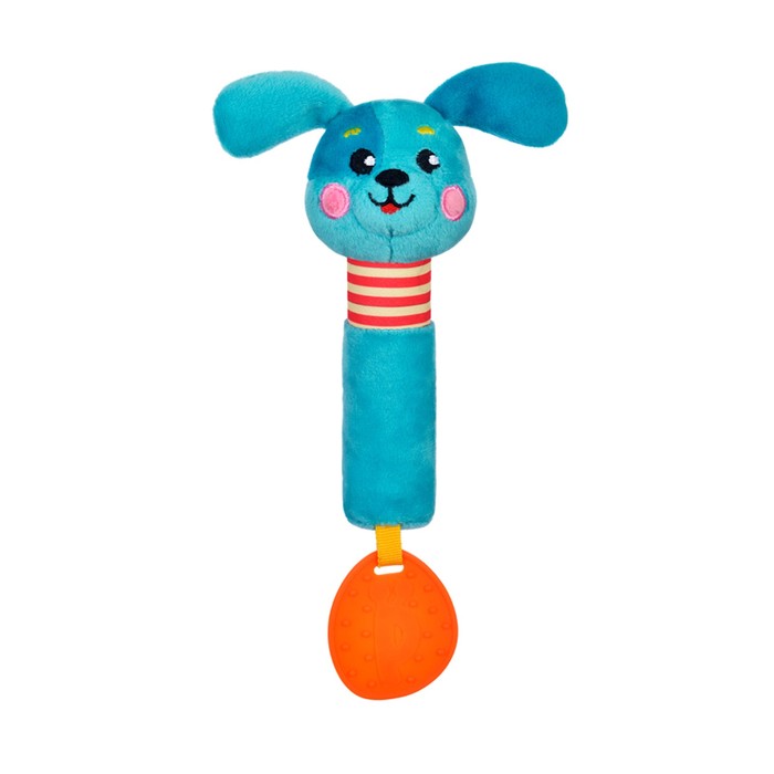 Пищалка с силиконовым прорезывателем «Щенок»