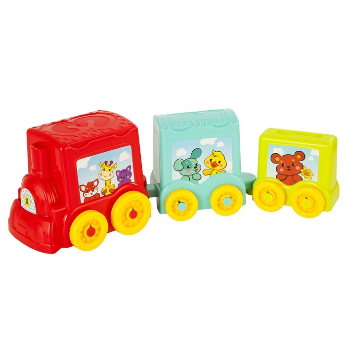 Пирамидка-каталка «Веселое путешествие»