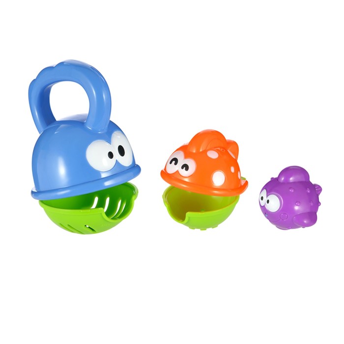 Игрушка-матрешка для купания «Голодные рыбки»