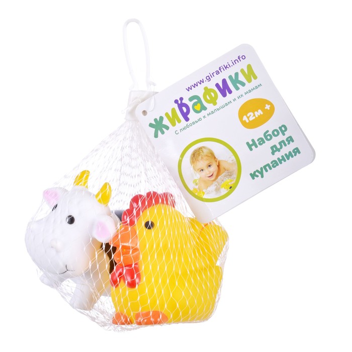 Набор для купания «Коровка и курочка»